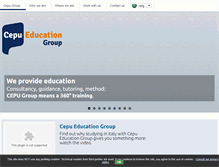 Tablet Screenshot of cepugroup.com